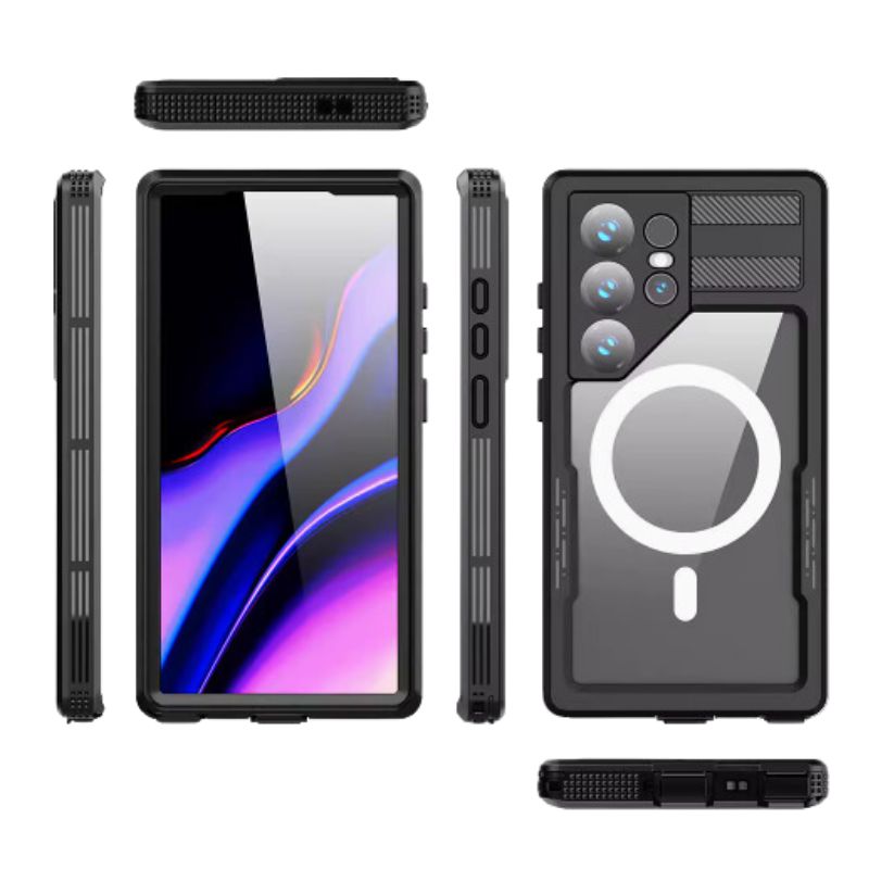 Chargez l&#39;image dans la visionneuse de la galerie, [Magsafe Compatible] [Mars Series] Samsung Galaxy S24 Ultra (SM-S928) - Shellbox Full Covered Waterproof Heavy Duty Tough Armor Case - Polar Tech Australia
