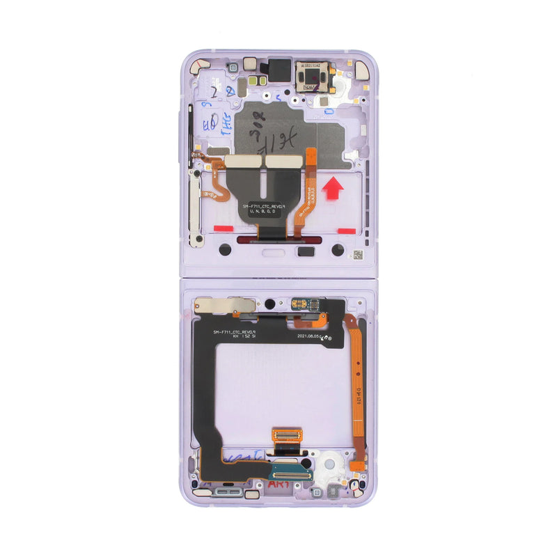 Load image into Gallery viewer, [Pulled With Frame] Samsung Galaxy Z Flip 3 5G (F711) LCD Touch Screen Display Assembly - Polar Tech Australia
