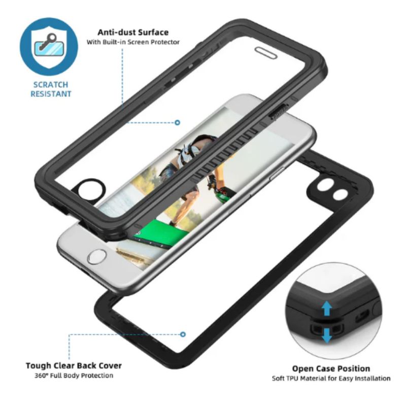 Chargez l&#39;image dans la visionneuse de la galerie, [FS Series] Apple iPhone 7 / 8 / SE 2 (2020) / SE 3 (2022) - Redpepper Full Covered Waterproof Heavy Duty Tough Armor Case - Polar Tech Australia
