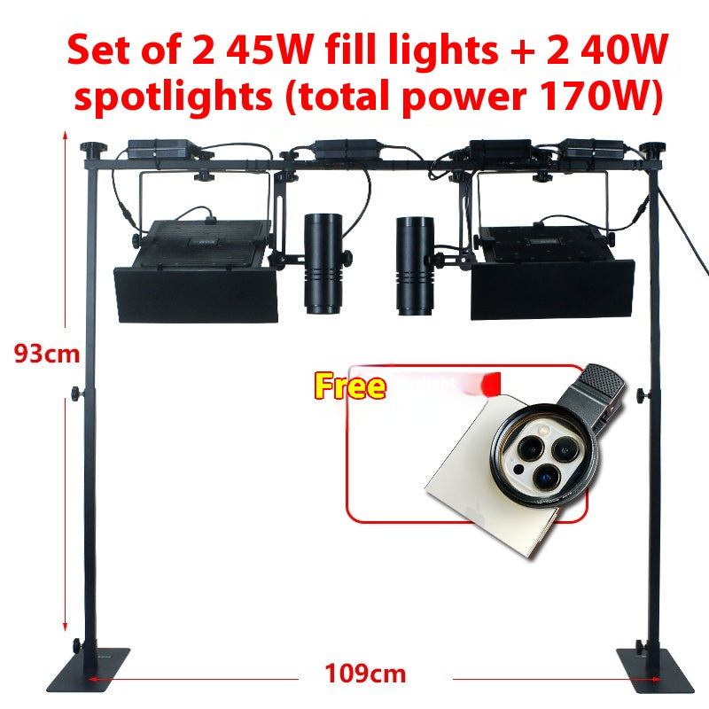Load image into Gallery viewer, Desktop LED Photography &amp; Video Lighting Kit – Jewellery, Crafts, Handmade Product Shooting
