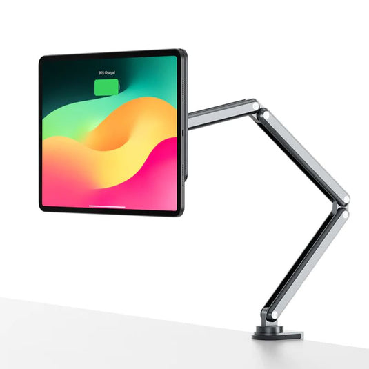KUXIU X36 Pro MAX iPad Magnetic Charging Stand Aluminum Alloy Boom Arm Adjustable Tablet Stand - EdgeFollow