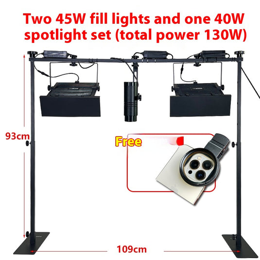 Desktop LED Photography & Video Lighting Kit – Jewellery, Crafts, Handmade Product Shooting