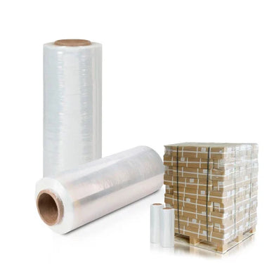[50CM Wide] Clear Transparent High-quality Durable Pallet PE Stretch Wrap - Polar Tech Australia