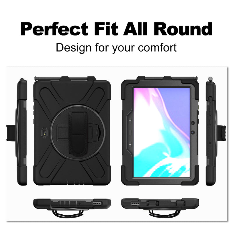 Chargez l&#39;image dans la visionneuse de la galerie, Samsung Galaxy Tab Active Pro 10.1&quot; 2019 (T540/T545) Heavy Duty 360 Degree Rotate Stand Hand Strap Case - Polar Tech Australia
