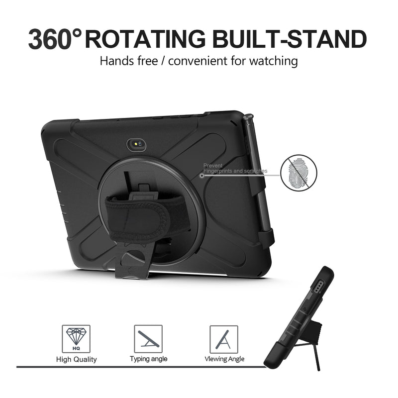 Chargez l&#39;image dans la visionneuse de la galerie, Samsung Galaxy Tab Active Pro 10.1&quot; 2019 (T540/T545) Heavy Duty 360 Degree Rotate Stand Hand Strap Case - Polar Tech Australia
