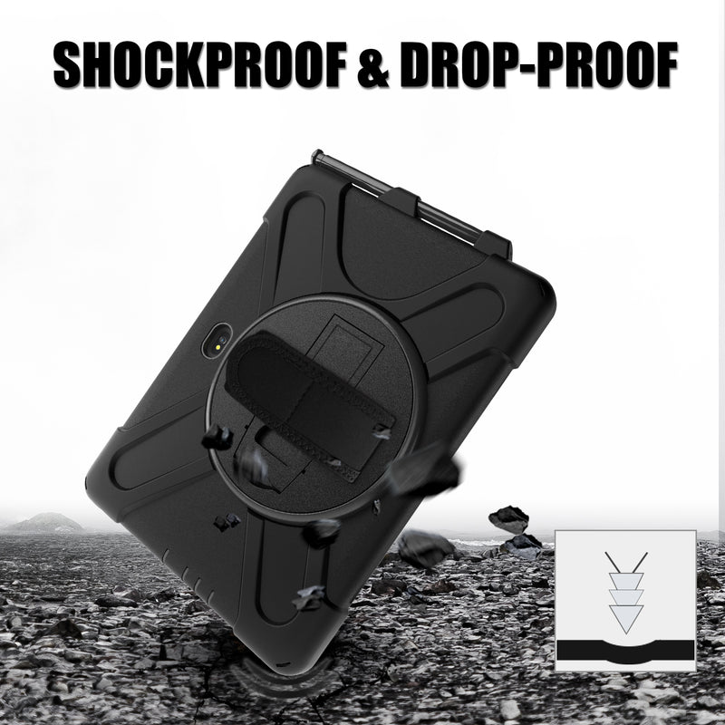 Chargez l&#39;image dans la visionneuse de la galerie, Samsung Galaxy Tab Active Pro 10.1&quot; 2019 (T540/T545) Heavy Duty 360 Degree Rotate Stand Hand Strap Case - Polar Tech Australia
