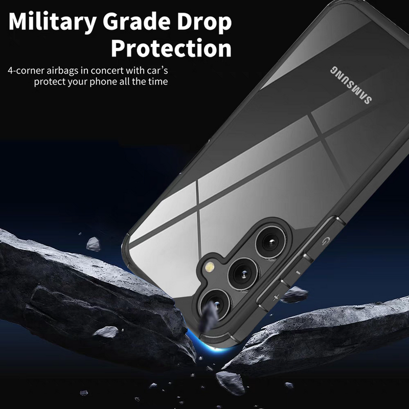 Load image into Gallery viewer, Samsung Galaxy A54 5G (A546) - Clear HD Rigid Anti-Fringerprint Acrylic Heavy Duty Drop Proof Case - Polar Tech Australia
