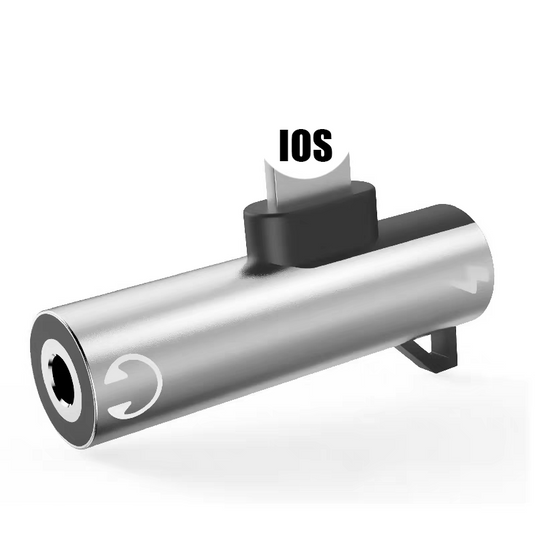 Lightning to Digital 3.5mm Audio Converter & Charging Lightning Splitter - Polar Tech Australia