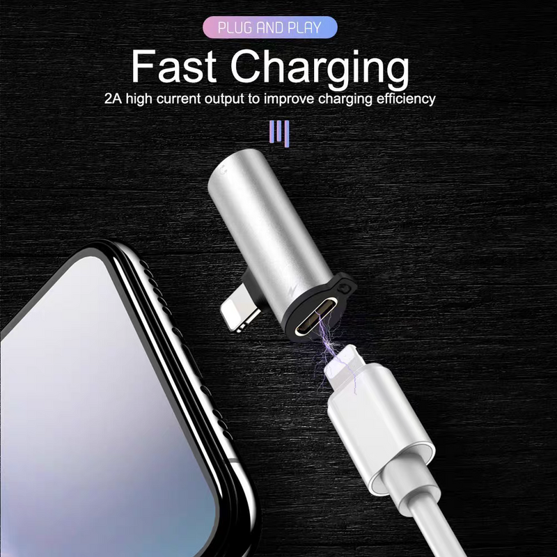 Load image into Gallery viewer, Lightning to Digital 3.5mm Audio Converter &amp; Charging Lightning Splitter - Polar Tech Australia
