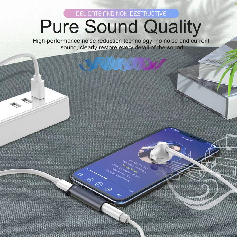 Load image into Gallery viewer, Lightning to Digital 3.5mm Audio Converter &amp; Charging Lightning Splitter - Polar Tech Australia

