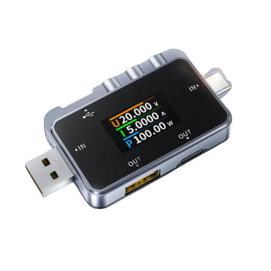 [FNAC-28] FNIRSI 2 IN 1 Type-C USB Tester Digital Voltmeter Ammeter Amperimetor Voltage Current Meter Power Bank Charger Measure - Polar Tech Australia