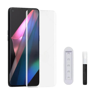 [UV Glue] OPPO Find X5 Pro (CPH2305) / OnePlus 1+10 Pro & 11 - Tempered Glass Screen Protector - Polar Tech Australia