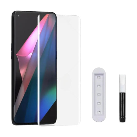 [UV Glue] OPPO Find X5 Pro (CPH2305) / OnePlus 1+10 Pro & 11 - Tempered Glass Screen Protector - Polar Tech Australia