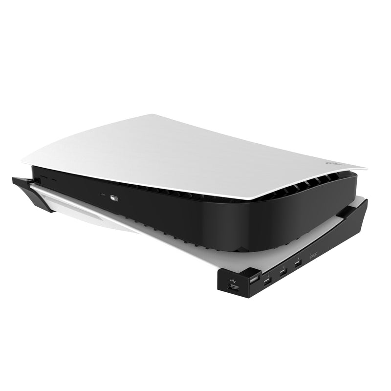 Cargue la imagen en el visor de la galería, Sony PlayStation 5 PS5 - Console Wall Mount Holder Horizontal Rack Storage Bracket Stand With 4 USB Charger Ports - Polar Tech Australia
