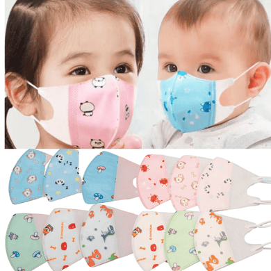 [10PCS] 3 Ply Layer Baby Kid Child Face Masks Anti-Coronavirus Covid-19 Masks - Polar Tech Australia