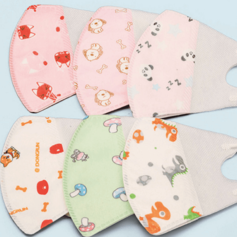 Cargue la imagen en el visor de la galería, [10PCS] 3 Ply Layer Baby Kid Child Face Masks Anti-Coronavirus Covid-19 Masks - Polar Tech Australia
