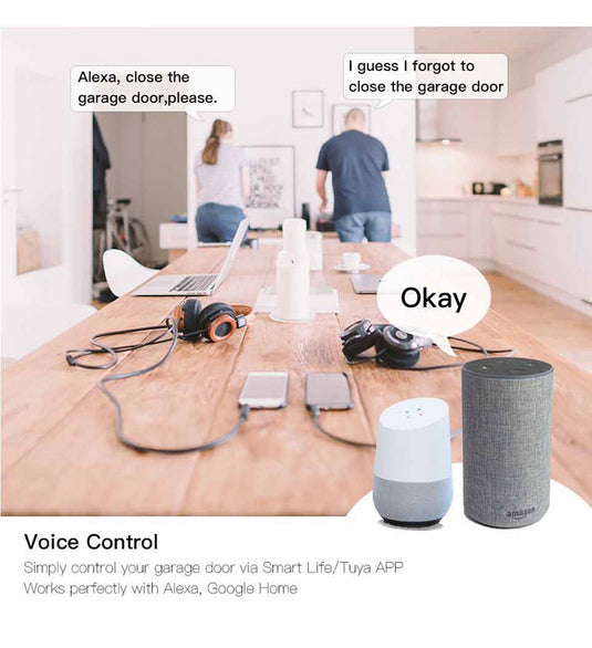 [TUYA Smart Home][AU Plug] Wireless Garage door Smart Controller Opener - Polar Tech Australia