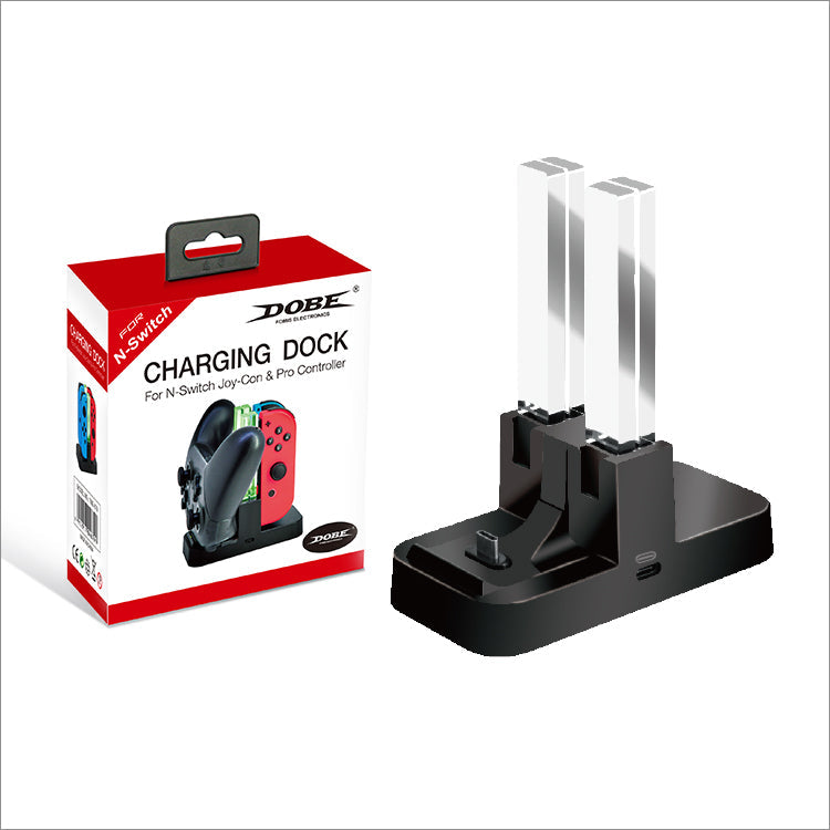 Chargez l&#39;image dans la visionneuse de la galerie, Nintendo Switch Joy-con Pro Colorful LED Charging Station Holder with Cable - Polar Tech Australia
