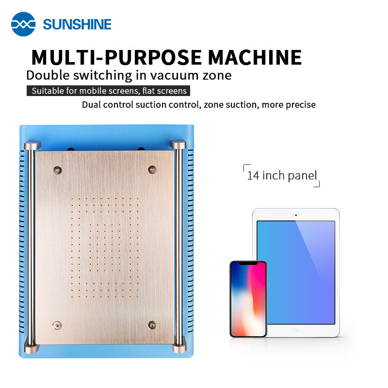 Cargue la imagen en el visor de la galería, [S-918R][AU Plug] SUNSHINE Max 14 inch Phone &amp; Tablet Screen Heating Pad Vacuum Separator Machine - Polar Tech Australia
