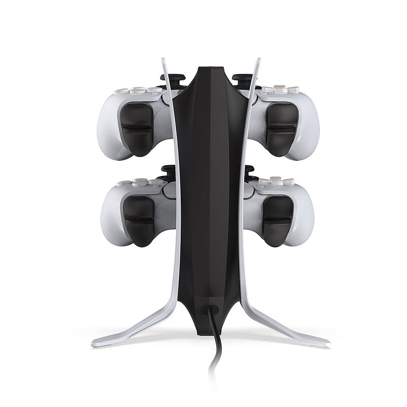 Cargue la imagen en el visor de la galería, PS5 Controller Charging Station Dual Gamepad Charging Stand with Blue Ambient Light - Polar Tech Australia
