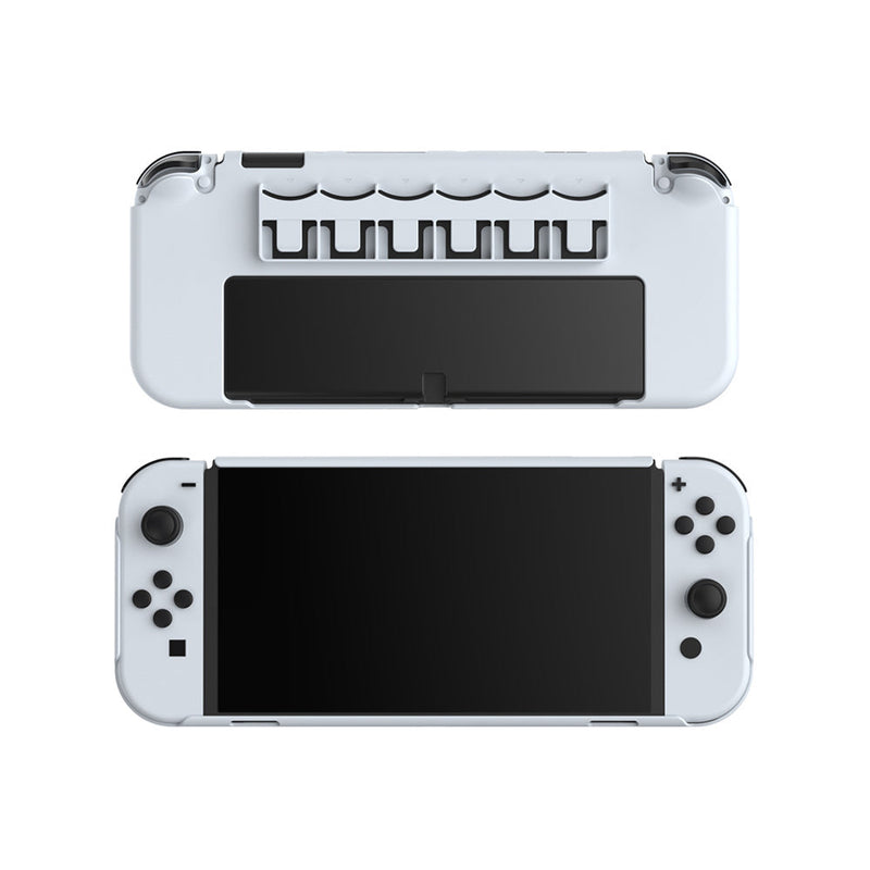Cargue la imagen en el visor de la galería, Switch OLED Integrated Protective Shell with 6 Game Card Slots Full Protection Cover - Polar Tech Australia
