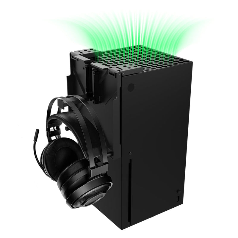 Cargue la imagen en el visor de la galería, Xbox Series X Game Console Dust-Proof Protector Cover with Headset Holder - Polar Tech Australia

