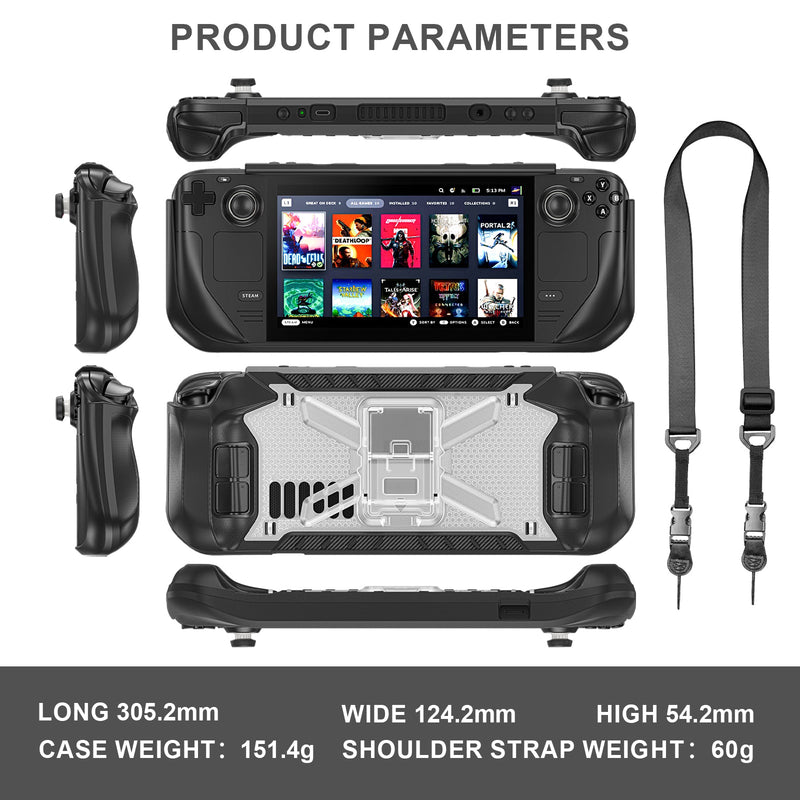 Load image into Gallery viewer, Steam Deck Heavy Duty Protection Carry Storage Travel Shoulder Bag Case - Polar Tech Australia
