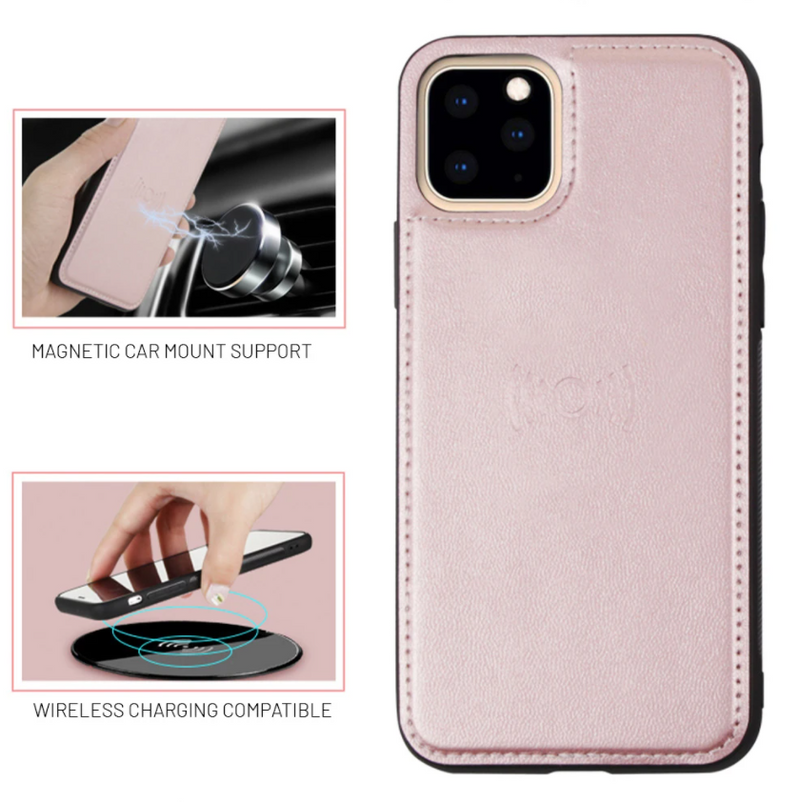 Load image into Gallery viewer, [2 in 1 Magnetic Detachable] Apple iPhone 14/14 Plus/14 Pro/14 Pro Max Hanman Flip Wallet Leather Case - Polar Tech Australia
