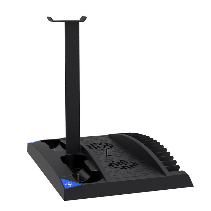 Cargue la imagen en el visor de la galería, Sony Playstation 5 / PS5 - 4 in 1 Multi function Cooling &amp; Charging Station with Fan &amp; Game Storage - Polar Tech Australia
