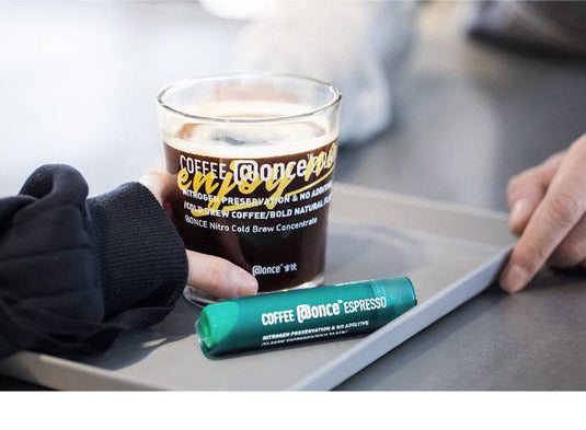 [6 Pack] @ONCE Nitro Cold Brew Coffee Espresso Tube Pocket Coffee Office Coffee - Polar Tech Australia