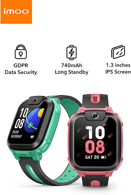 Chargez l&#39;image dans la visionneuse de la galerie, [Z1][4G Version][Red] IMOO Kid Samrt Watch Video and Call &amp; GPS Tracking &amp; Water Resistant - Polar Tech Australia
