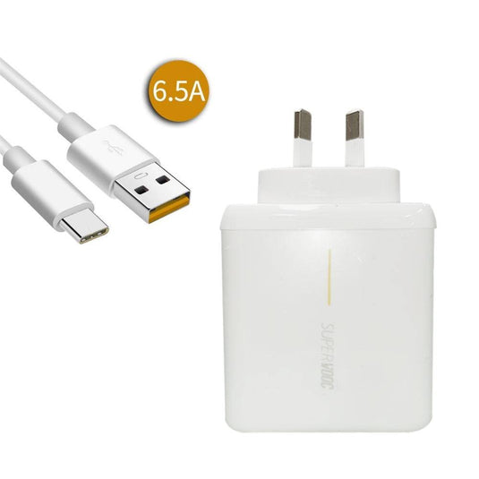 [65W] Genuine OPPO/Realme SuperVOOC Wall Charger Adapter Power Supply Unit With Cable - Polar Tech Australia