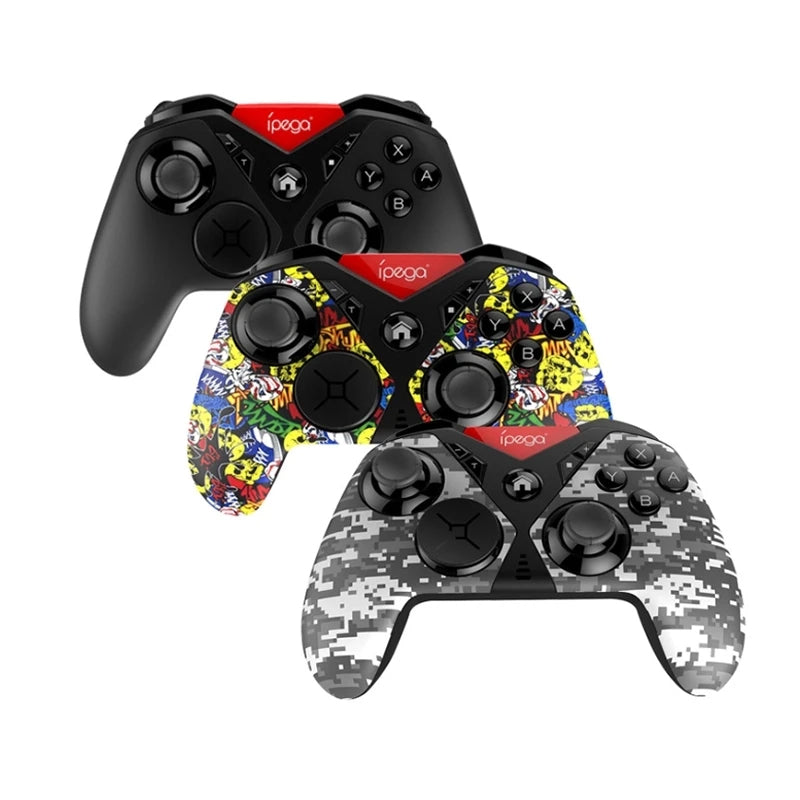 Cargue la imagen en el visor de la galería, [Camouflage Color] Nintendo Switch/Android/PC Bluetooth Wireless Ergonomic Gamepad 6-Axis Vibration Game Controller - Polar Tech Australia
