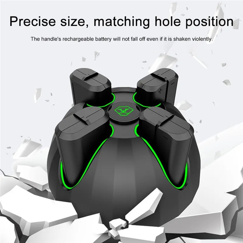 Chargez l&#39;image dans la visionneuse de la galerie, Xbox Game Controller Battery Charging Base Station with 4 x 1100mAh Batteries - Polar Tech Australia
