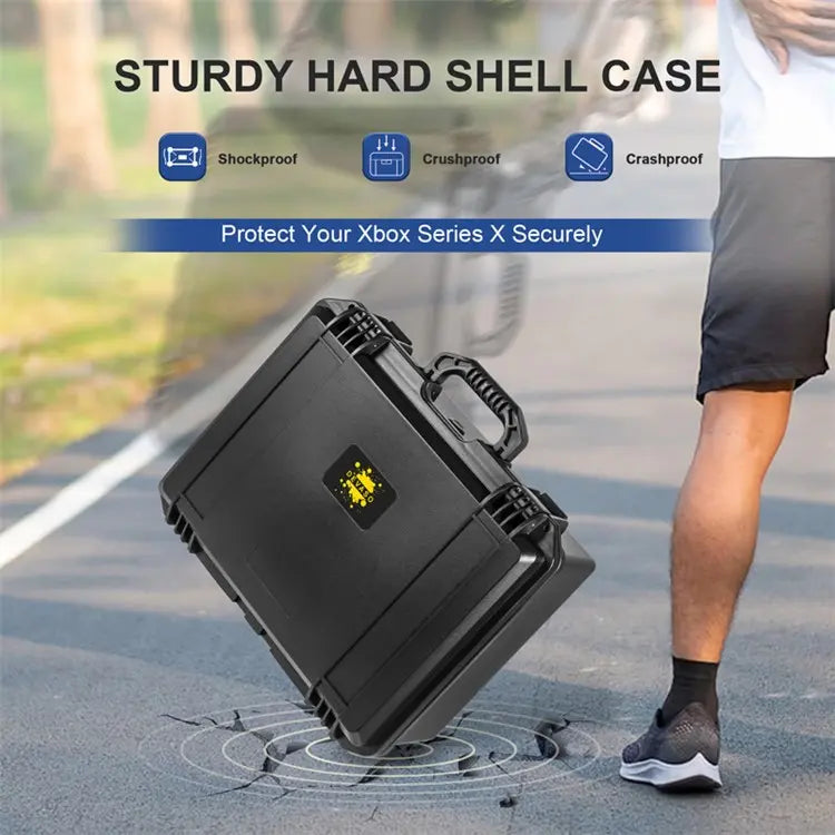 Chargez l&#39;image dans la visionneuse de la galerie, Xbox Series X Portable Heavy Duty Anti-Shock Storage Box Waterproof Carrying Box Suitcase - Polar Tech Australia
