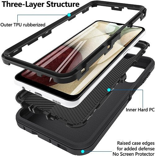 Cargue la imagen en el visor de la galería, Samsung Galaxy A12 (A125) / A12 Nacho (A127) Adventurer Commuter Heavy Duty Drop Proof Case - Polar Tech Australia
