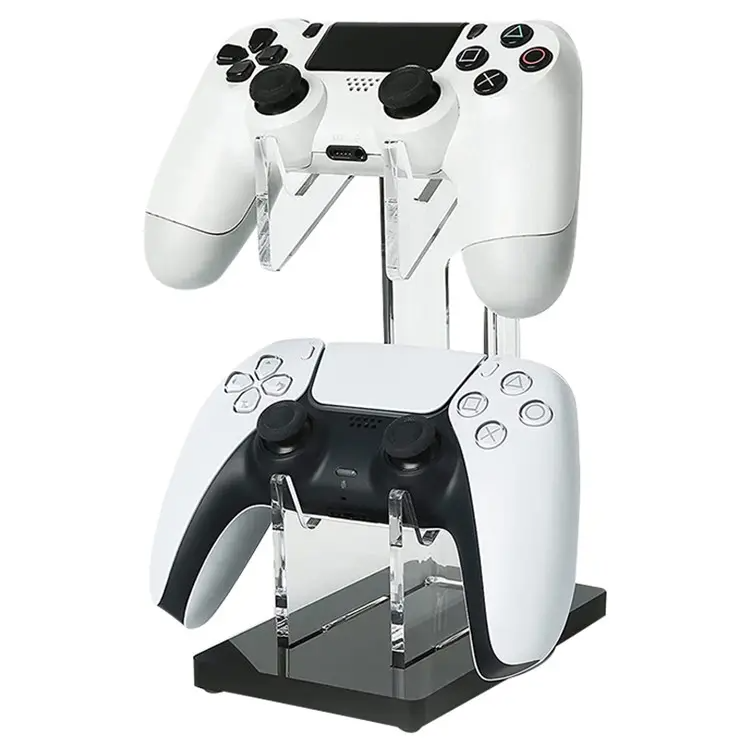 Chargez l&#39;image dans la visionneuse de la galerie, PS4 / Xbox One / Switch Game Controller Holder Desktop Gamepad Storage Holder - Transparent - Polar Tech Australia
