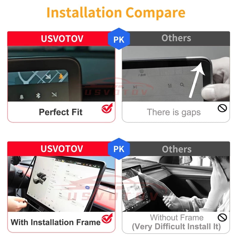 Cargue la imagen en el visor de la galería, [Tech For Tesla][Self-Installation Kit] Tesla Model 3 &amp; Y Centre Control PC Touchscreen 9H Tempered Glass Protector - Polar Tech Australia
