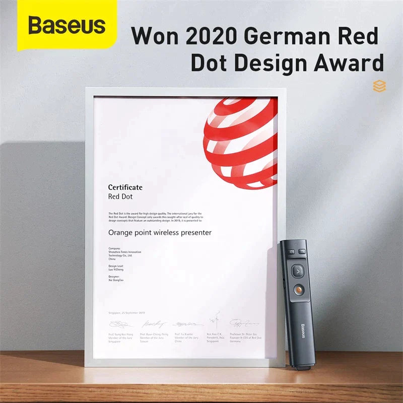 Cargue la imagen en el visor de la galería, Baseus 2.4GHz Windows Laptop MacBook Wireless Presenter Remote with Pointer - Polar Tech Australia
