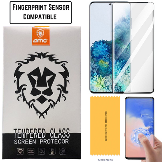 [AMC Installation Kit][Full Glue] Premium Quality Samsung Galaxy S20/S20 Plus/S20 Ultra Curved Full Glue Tempered Glass Screen Protector - Polar Tech Australia