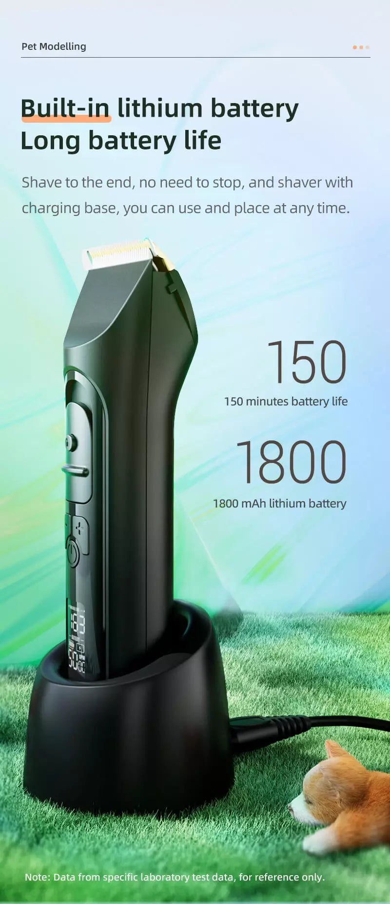 Load image into Gallery viewer, [JM-PE02] Jakemy Waterproof Rechargeable Cordless Electric Pet Hair Clipper Trimmer Pet Grooming Tool - Polar Tech Australia

