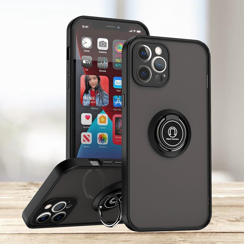 Cargue la imagen en el visor de la galería, Apple iPhone 12/Mini/Pro/Max TPU Magnet Ring Holder Case - Polar Tech Australia
