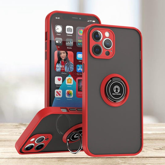 Apple iPhone 11/Pro/Max TPU Magnet Ring Holder Case - Polar Tech Australia
