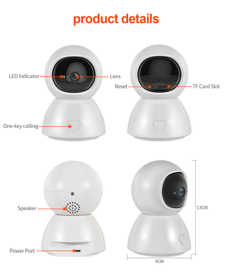 Cargue la imagen en el visor de la galería, [TUYA Smart Home][Support Dual 2.5GHz/5GHz Band WIFI] Full HD 4MP Wireless WIFI indoor Security Camera - Polar Tech Australia
