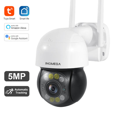 [TUYA Smart Home] Tuya 5MP Wireless WIFI Full HD IP65 Outdoor PTZ Security Camera - Polar Tech Australia