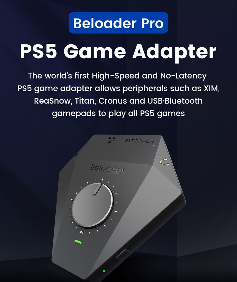 Cargue la imagen en el visor de la galería, Beloader Pro PlayStation PS5 Gaming Keyboard and Mouse Converter XIM Cronus Zen - Polar Tech Australia
