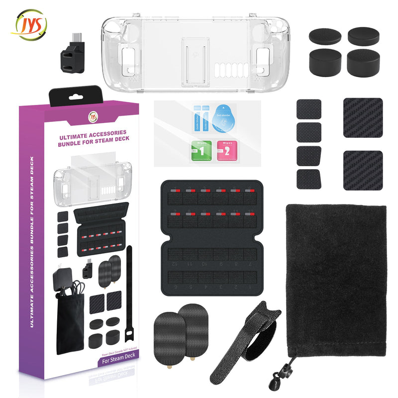Load image into Gallery viewer, Steam Deck 19 in 1 Essential Kit Protection case Glass Protector &amp; Storage Bag - Polar Tech Australia
