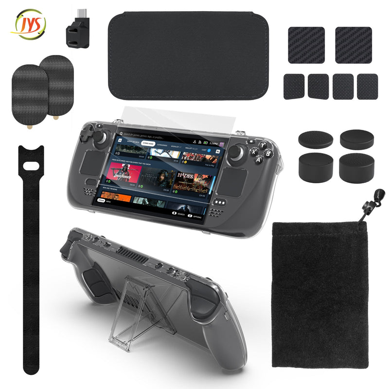 Load image into Gallery viewer, Steam Deck 19 in 1 Essential Kit Protection case Glass Protector &amp; Storage Bag - Polar Tech Australia
