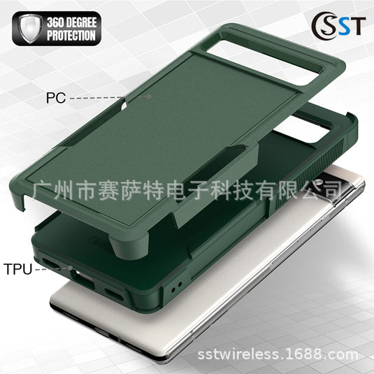 Google Pixel 6A (GX7AS) Adventurer Commuter Heavy Duty Drop Proof Case - Polar Tech Australia