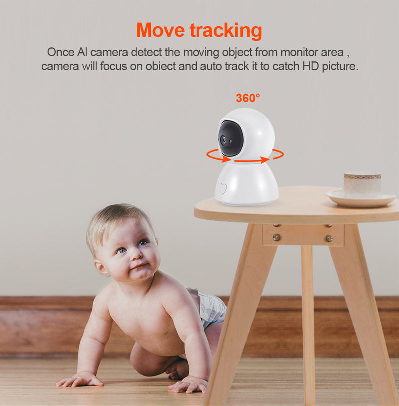 Cargue la imagen en el visor de la galería, [TUYA Smart Home][Support Dual 2.5GHz/5GHz Band WIFI] Full HD 4MP Wireless WIFI indoor Security Camera - Polar Tech Australia

